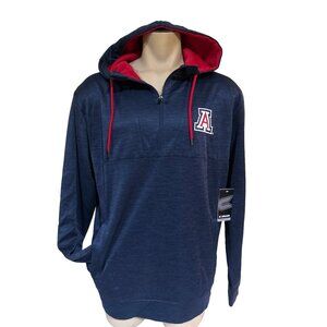 Arizona Wildcats Men’s Performance Hoodie Large New Navy Blue
